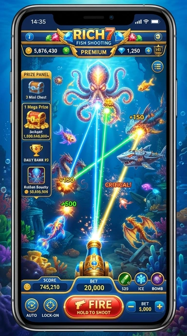 Galeri pratinjau visual rich7 build APK resmi terbaru